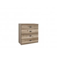 Comoda MALCOLM KOM4S/80-DAMO/SZW/DAMON